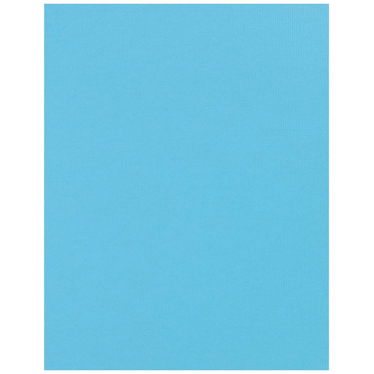 Accent Design Paper Accents Textured Cardstock 8.5" x 11" Popsicle Blue, 73lb colored cardstock paper for card making, scrapbooking, printing, quilling and crafts, 25 piece pack